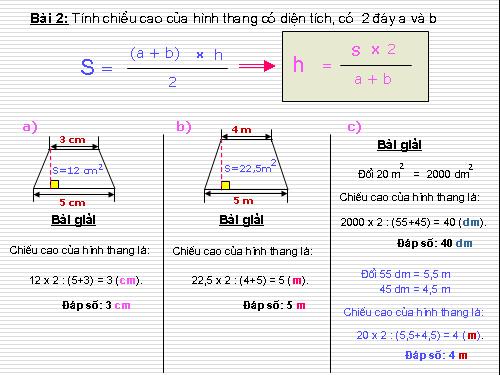 Các Bài giảng khác thuộc Chương trình Toán 5