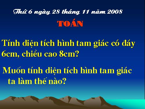 Diện tích hình thang