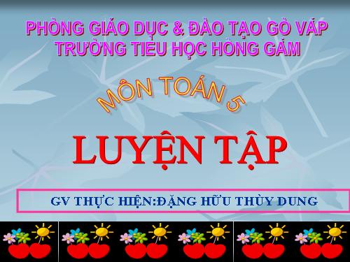 LUYEN TAP- TUAN 8- LOP 5