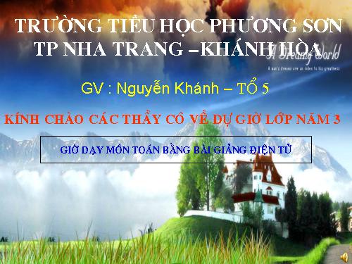 Nhân một số thập phân với một số tự nhiên