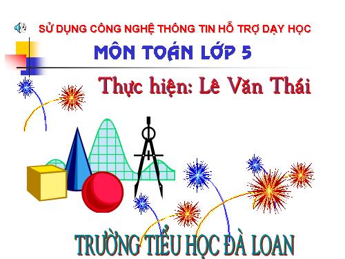 Thể tích hình hộp chữ nhật