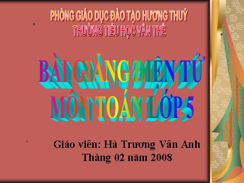 Ôn tập về đo thời gian