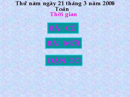 Thời gian