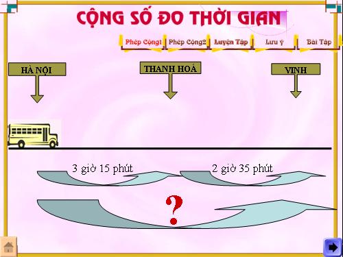 Cộng số đo thời gian