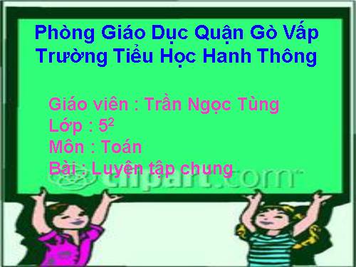 Các Bài giảng khác thuộc Chương trình Toán 5