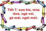 Tuần 4. Lễ, cọ, bờ, hổ. Mơ, do, ta, thơ