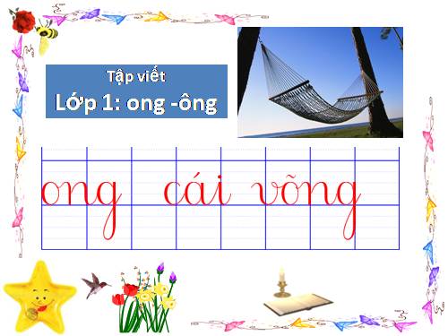 Giáo án lớp 1 - Cái võng