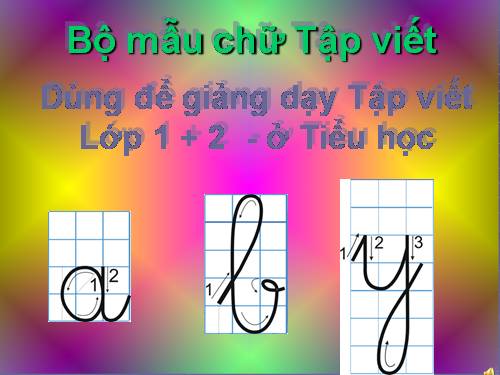 Tập viết 29 chữ cái