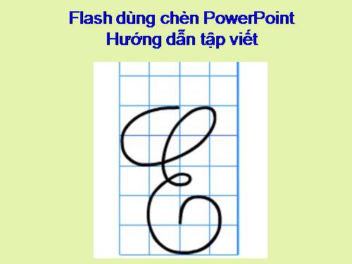 Flash dùng chèn PowerPoint hướng dẫn viết hoa 29 chữ cáitiếng Việt
