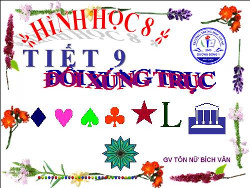 Chương I. §6. Đối xứng trục