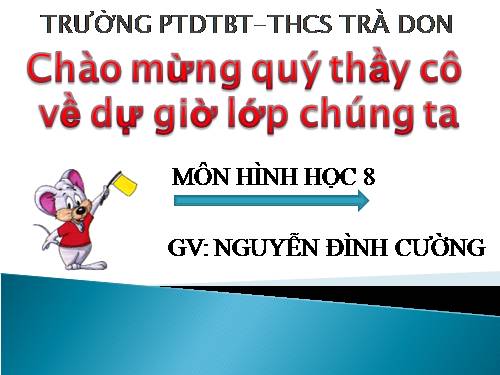 Chương I. §8. Đối xứng tâm