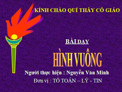 Chương I. §12. Hình vuông