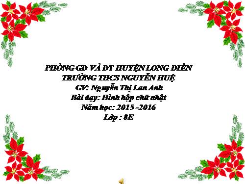 Chương IV. §1. Hình hộp chữ nhật