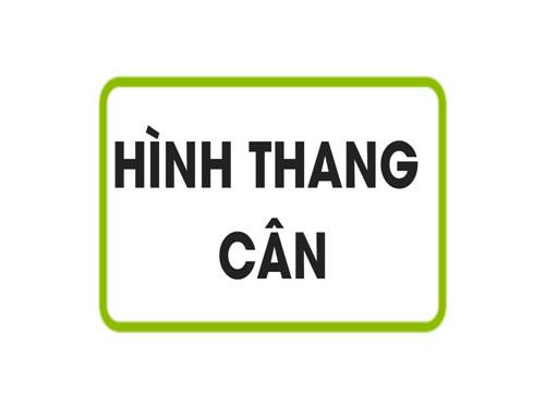 Chương I. §3. Hình thang cân