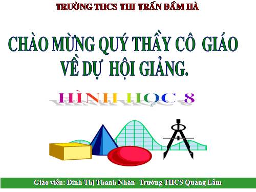 Chương III. §1. Định lí Ta-lét trong tam giác