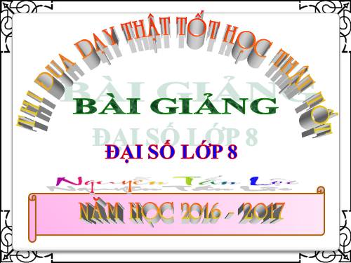 BẤT PHƯƠNG TRÌNH BẬC NHẤT MỘT ẨN