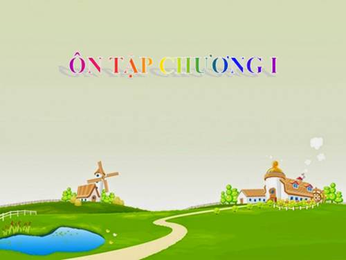 Ôn tập Chương I. Tứ giác