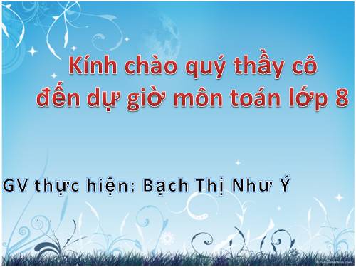 Chương III. §1. Định lí Ta-lét trong tam giác