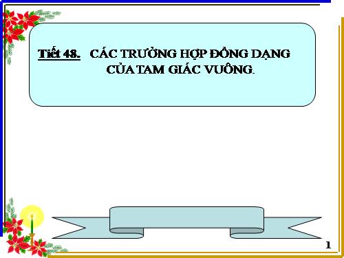 Chương III. §7. Trường hợp đồng dạng thứ ba