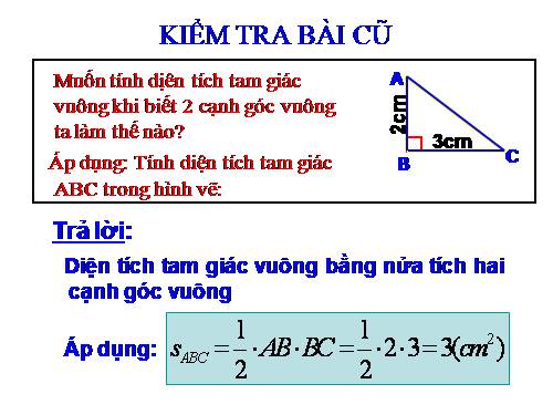 Chương II. §3. Diện tích tam giác