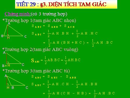 Chương II. §3. Diện tích tam giác