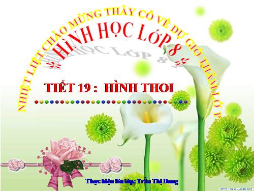 Chương I. §11. Hình thoi