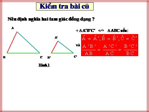 Chương III. §5. Trường hợp đồng dạng thứ nhất