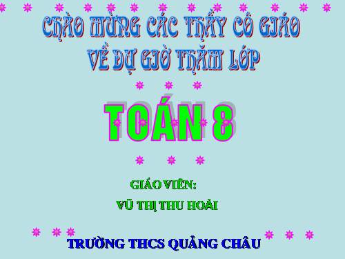 Chương I. §12. Hình vuông