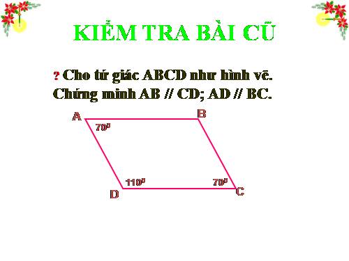 Chương I. §7. Hình bình hành