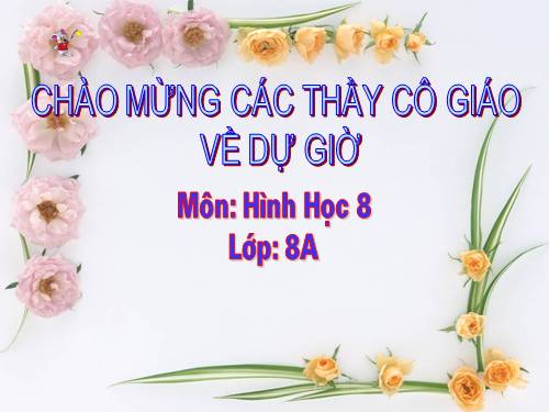 Chương III. §1. Định lí Ta-lét trong tam giác