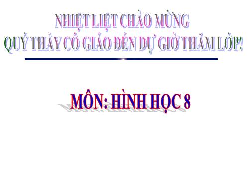 Chương I. §10. Đường thẳng song song với một đường thẳng cho trước