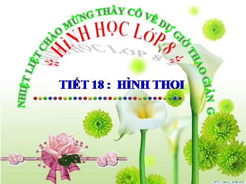 Chương I. §11. Hình thoi