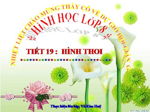 Chương I. §11. Hình thoi