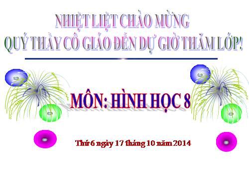 Chương I. §10. Đường thẳng song song với một đường thẳng cho trước