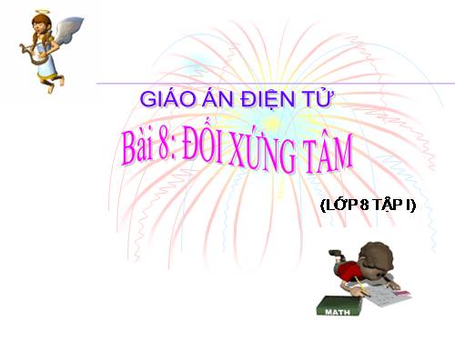 Chương I. §8. Đối xứng tâm