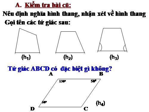 Chương I. §7. Hình bình hành