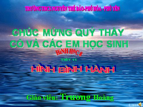 Chương I. §7. Hình bình hành