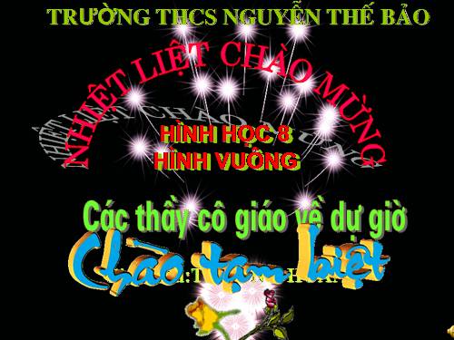 Chương I. §12. Hình vuông