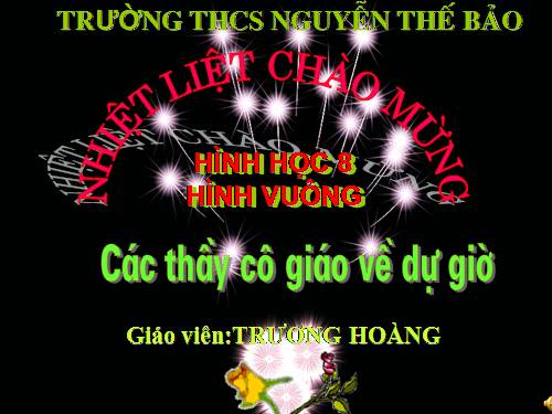 Chương I. §12. Hình vuông