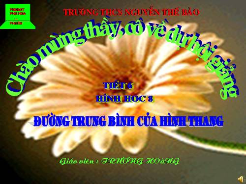 Chương I. §4. Đường trung bình của tam giác, của hình thang