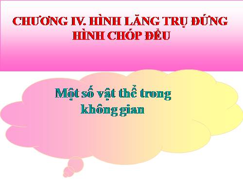 Chương IV. §1. Hình hộp chữ nhật