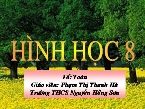 Chương IV. §5. Diện tích xung quanh của hình lăng trụ đứng