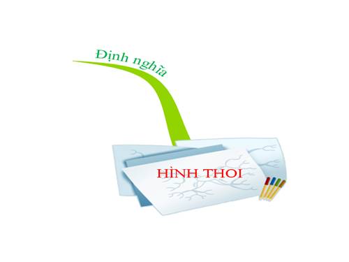 Chương I. §11. Hình thoi