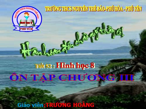 Ôn tập Chương III. Tam giác đồng dạng