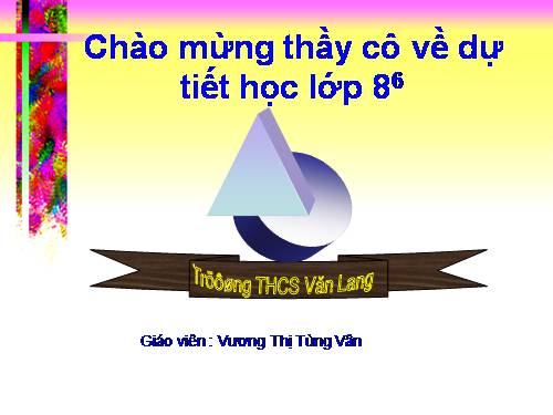 Chương I. §4. Đường trung bình của tam giác, của hình thang