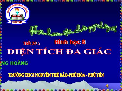 Chương II. §6. Diện tích đa giác