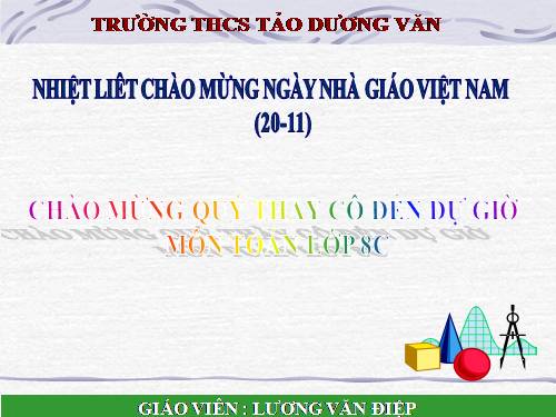 Chương II. §1. Đa giác. Đa giác đều