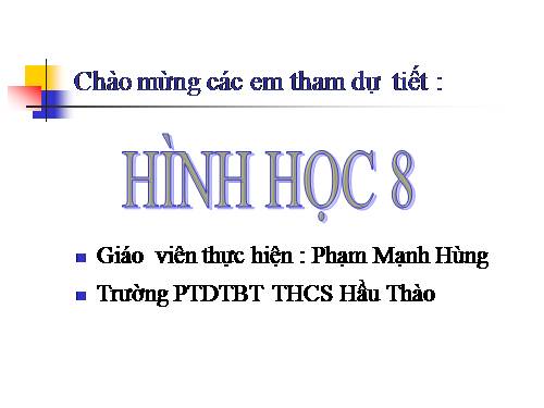 Chương II. §1. Đa giác. Đa giác đều