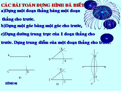 Chương I. §5. Dựng hình bằng thước và compa. Dựng hình thang