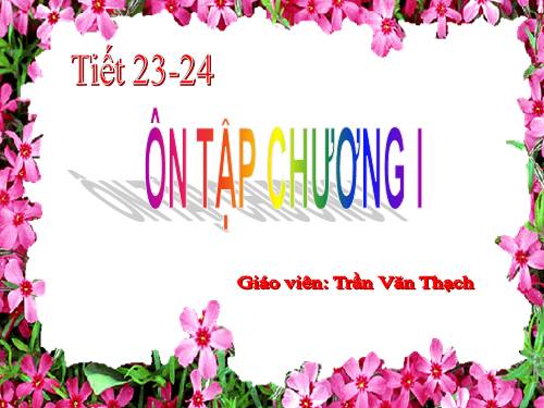 Ôn tập Chương I. Tứ giác